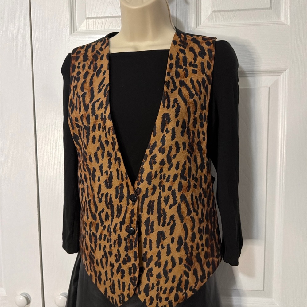 Leopard Print Women's Vest